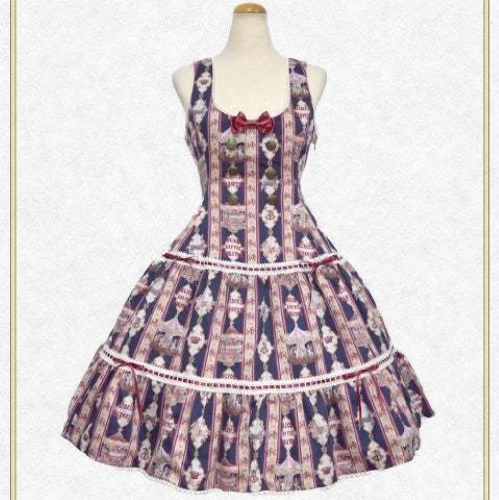 [SOLD] Regimental Carousel JSK I (Navy Blue) - Alice and the Pirates